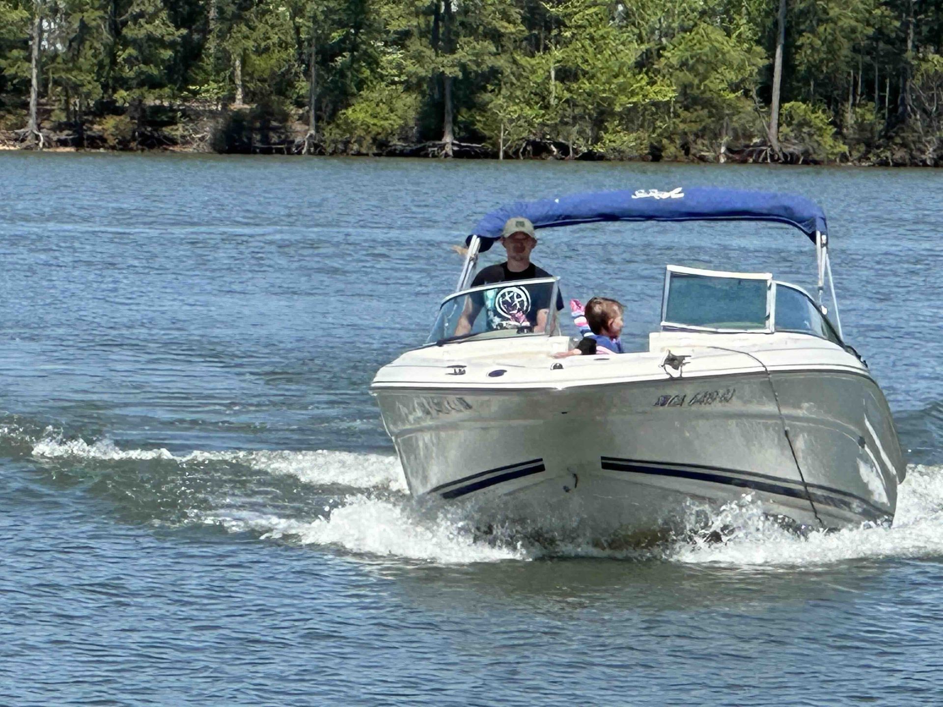 Boat in motion Boat in motion